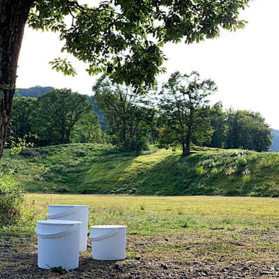 Storage with lid - 20 L - White