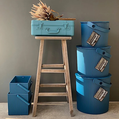 Storage with lid - 20 L - White