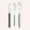 Nomade cutlery - aluminio khaki