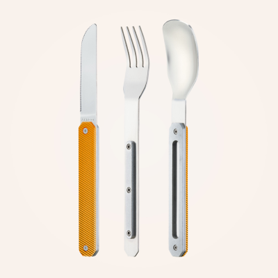 Couverts Nomades - Aluminium orange