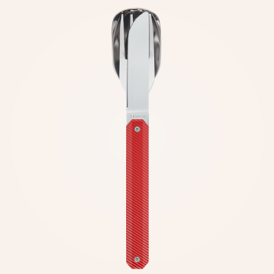 Couverts Nomades - Aluminium rouge