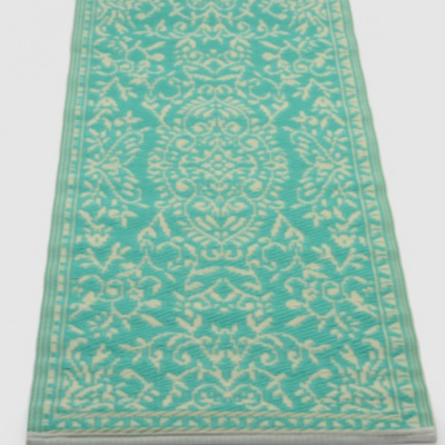 Tapis Indien - Turquoise - 60x120 cm