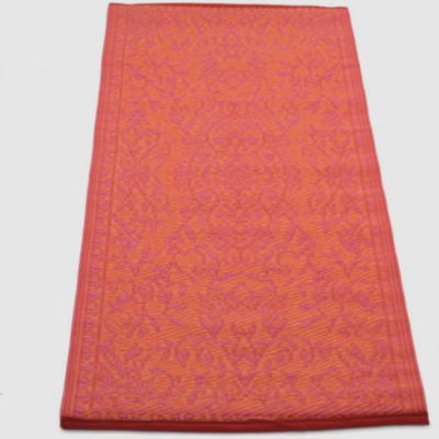 Tapis Indien - Orange/Rose - 60x120 cm