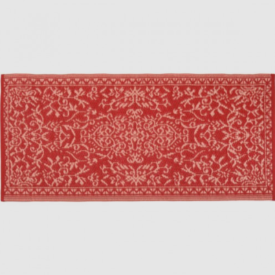 Tapis Indien - Rouge/Rose - 60x120 cm