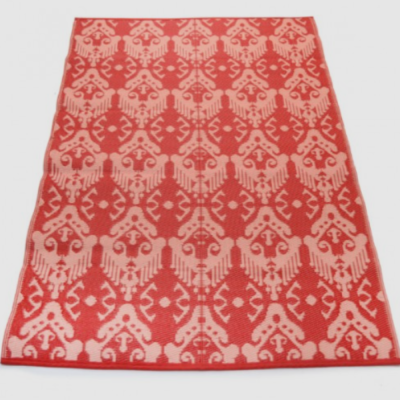 Tapis Indien - Rouge et rose - 120x180 cm