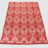 Alfombra india - rojo y rosa - 120x180 cm