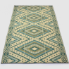 Alfombra india - verde - 180x270 cm