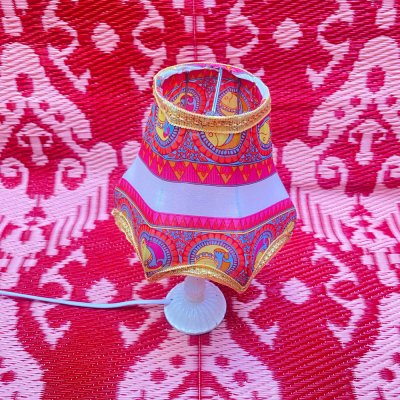 Abat-jour indien - Rose doré