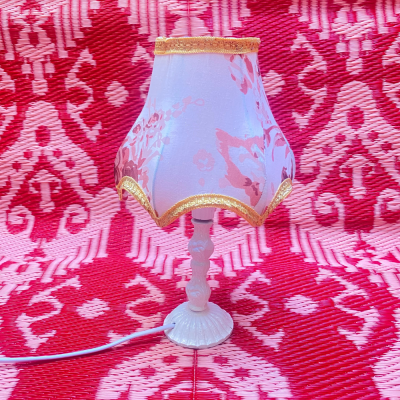 Abat-jour indien - Blanc