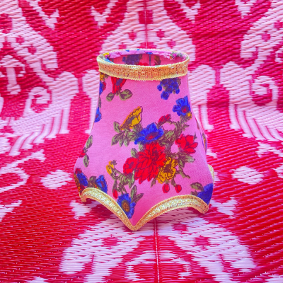 Abat-jour indien - Rose
