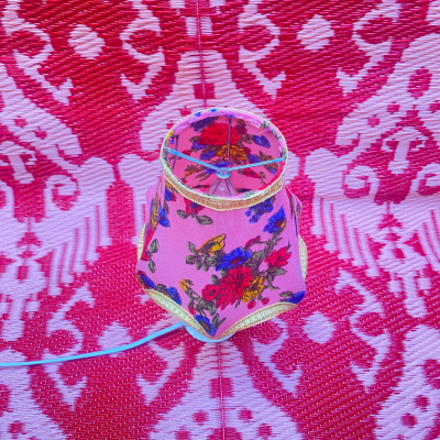 Abat-jour indien - Rose