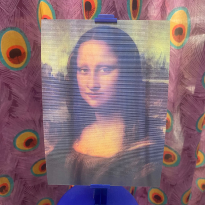 3D map - Mona Lisa