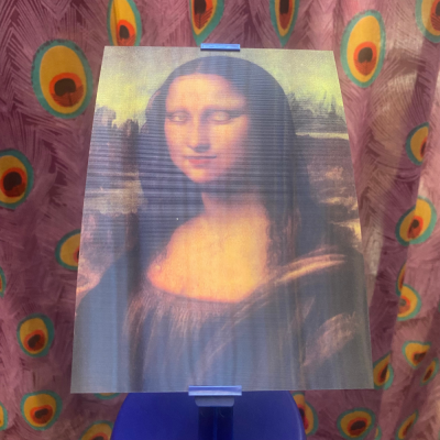 Carte 3D - Mona Lisa