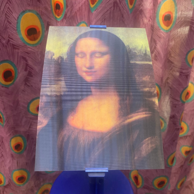 3D map - Mona Lisa