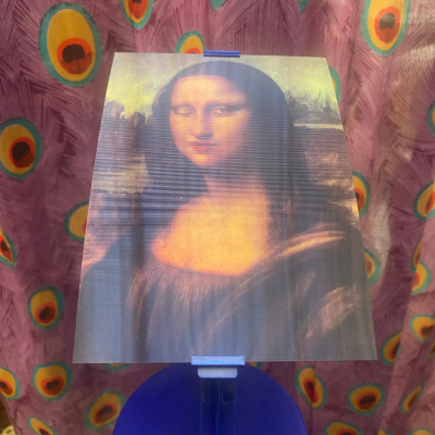 3D map - Mona Lisa
