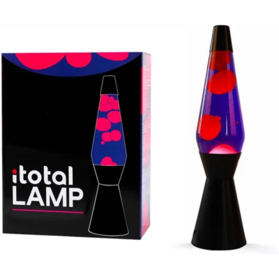 LAVE LAMP - Black - Purple and Rose