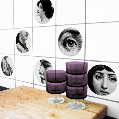 Stickers opaque - lady