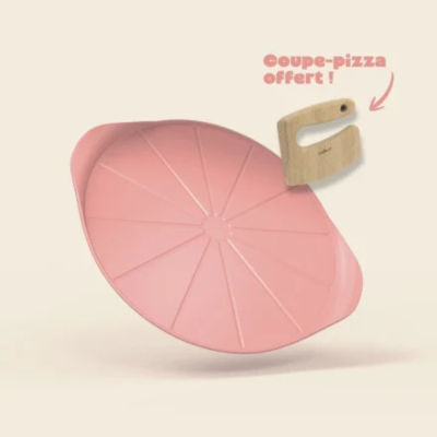 Le formidable plat à pizza avec couteau - Cookut - Guimauve