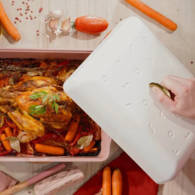 Dome de cuisson pour plat à four