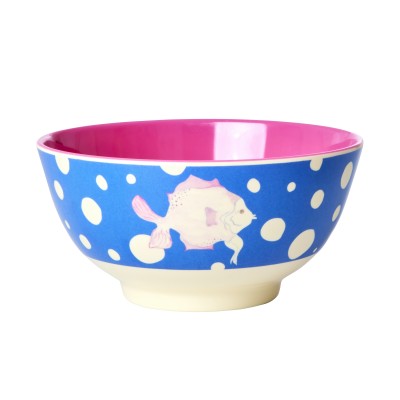 Bowl - Blue Fish