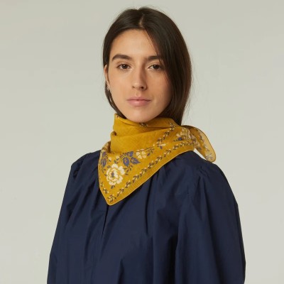 Scarf N°652 ocher