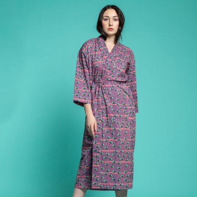 Long bathrobe - Bato Coral