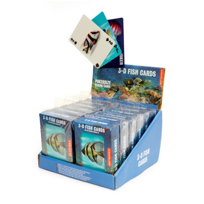 3-D Fish Cartes