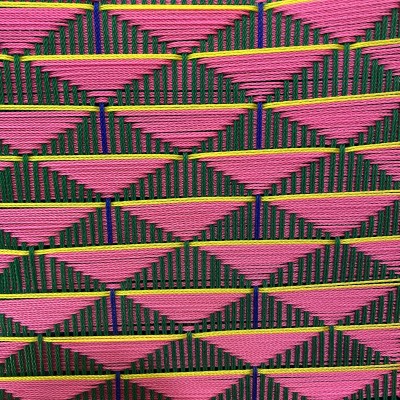 Armchair - Pink and Green / Triangle