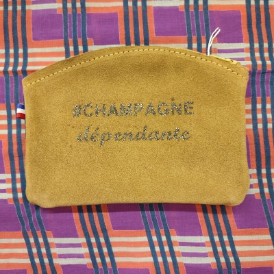 Trousse Arrondie T1 - Jaune/Beige - Champagne dépendante