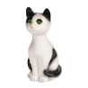 Lamp - Cleo Gato con ojos grandes - Negro y Blanco
