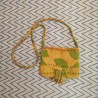 Bolso bandolera bengalí - 20x17cm - Amarillo