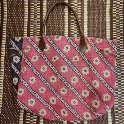 Kantha Weekend Bag - 40x37cm - Rose