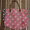 Bolsa de fin de semana Kantha - 40x37cm - Rosa