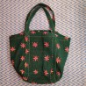 Bolso Market Bengale - 45x36cm - Flores Verdes