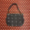 Bolso bandolera Bengale - 45x36cm - Negro con lunares