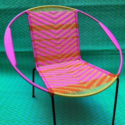 Armchair - Pink and Yellow / Stripe (copy)