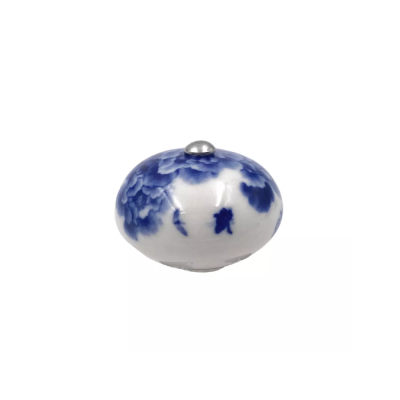 Cocotte button Cookut Blue Flower