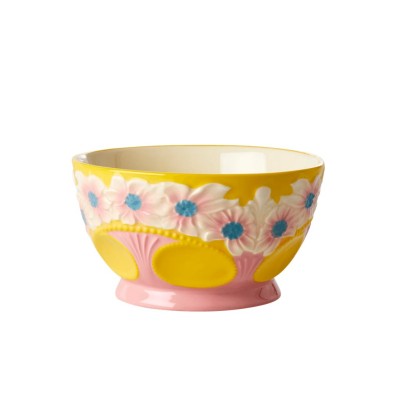 Bowl S - Yellow with moldings