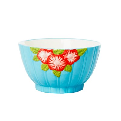 Bowl M - Light blue with moldings