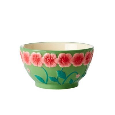 Bowl S - Green with moldings