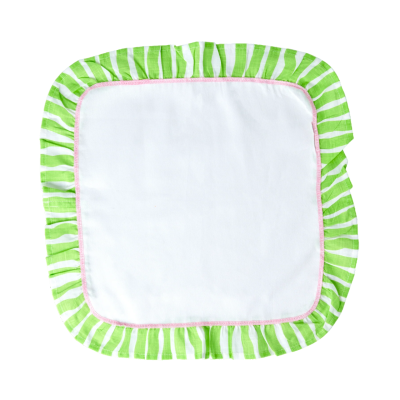 Set of 2 Cotton Fabric Napkins - Green