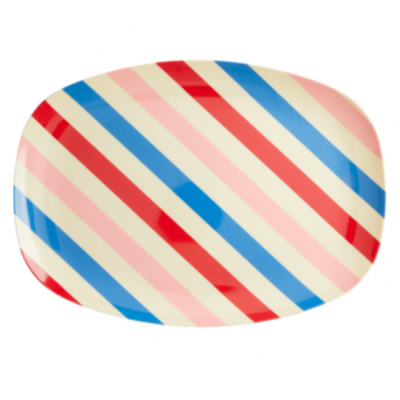 Rectangular plate - Stripes