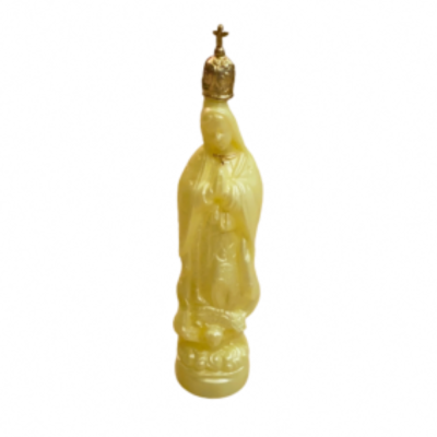 Virgen de Guadalupe plástico 20cl - Amarillo