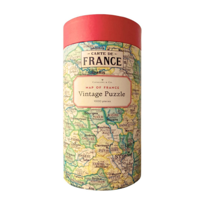 Puzzle - 1000 piezas Mapa de Francia 50 x 70 cm