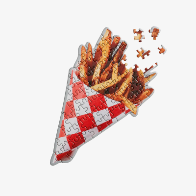 Petit puzzle - Frites