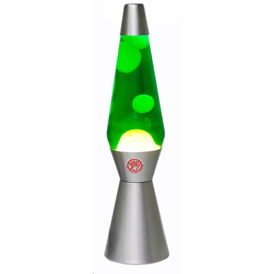 Lava lamp - Silver - Green