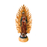 Virgen de Guadalupe 12 cm - Verde