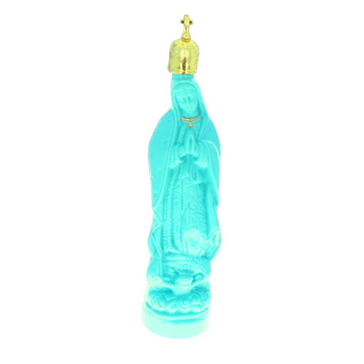 Virgin of Guadeloupe plastic 60cl - Blue mint