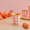 Taza Mediana - Rosa - Estampado Check It Out