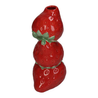 Vase 3 Strawberries - Vertical